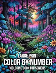 Large Print Color By Number Coloring Book For Seniors