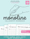 Monoline Calligraphy Workbook for Teens & Adults