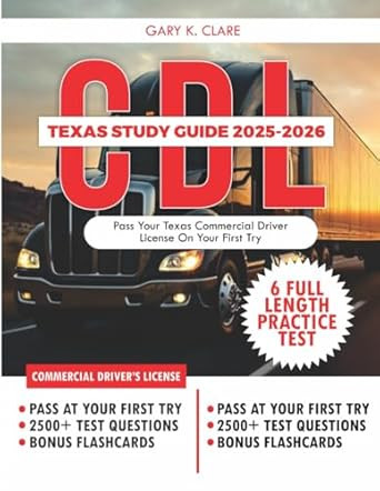 Texas Cdl Study Guide 2025-2026: Ultimate Test Prep