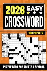 Easy Crossword Puzzle Book for Adults and Seniors with 100