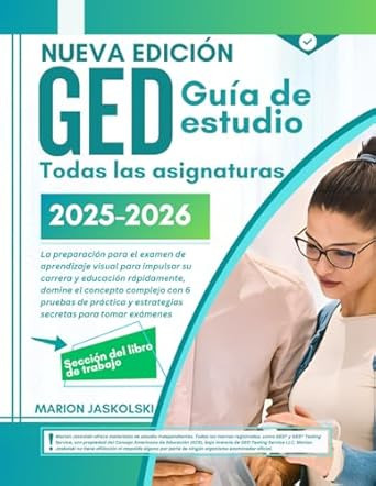 GED Guia de estudio 2025-2026 Todas las asignaturas