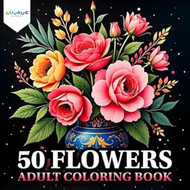 Flower Coloring Book for Adults