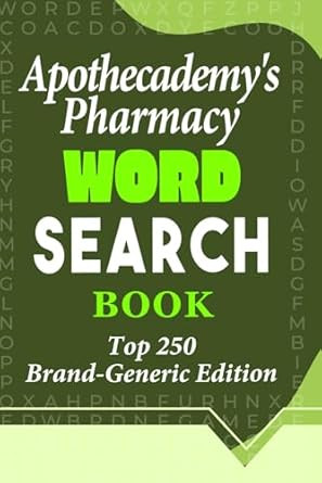 Apothecademy's Pharmacy Word Search