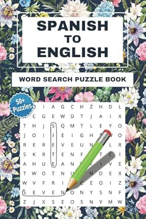 Spanish to English Word Search Puzzle Book