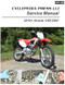 Honda CRF250F Cyclepedia Printed Motorcycle Service Manual