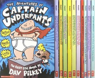 Captain Underpants Series - Complete 11 Book Collection - Adventures Of Captain