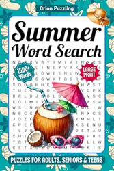 Summer Word Search Large Print For Adults