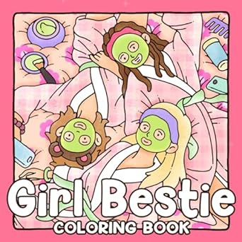 Girl Bestie Coloring Book