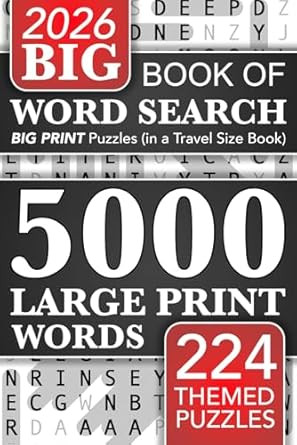 Big Book of Word Search - 5000 Large Print Words