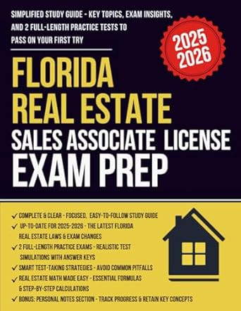 Florida Real Estate Sales Associate License Exam Prep