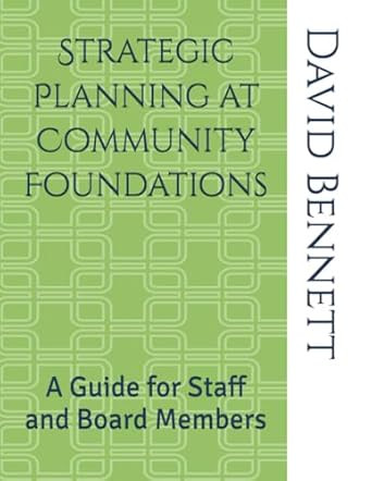 Strategic Planning at Community Foundations