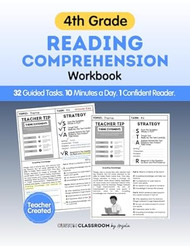 4th Grade Reading Comprehension Workbook