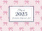 Graduation Autograph Book: Pink Coquette Bows for
