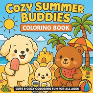 Cozy Summer Buddies Coloring Book