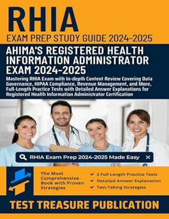 RHIA Exam Prep Study Guide 2024-2025