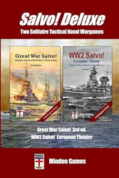 Deluxe Salvo! Two Solitaire Tactical Naval Wargames