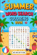 Summer Word Search Coloring Bold & Easy Puzzle Book