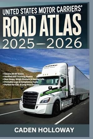 UNITED STATES MOTOR CARRIERS ROAD ATLAS 20252026