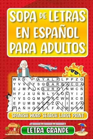 Sopa de Letras en Espanol para Adultos Letra Grande