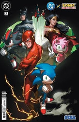DC X Sonic The Hedgehog #2 CVR B Ejikure Card Stock Var