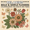 Relaxing Bold & Simple Flowers Coloring Book For Adults And