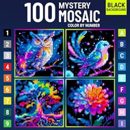 Mystery Mosaic Color by Number for Adults Colorful Quest