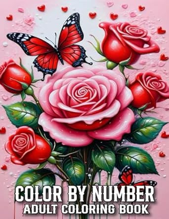 Color By Number Coloring Book For Adult