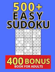 Easy Sudoku Book for Adults