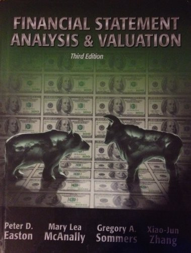 Financial Statement Analysis And Valuation