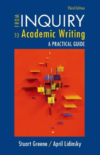 From Inquiry To Academic Writing A Practical Guide