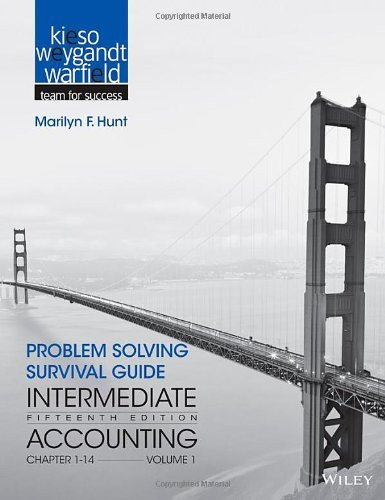 Problem Solving Survival Guide To Accompany Intermediate Accounting