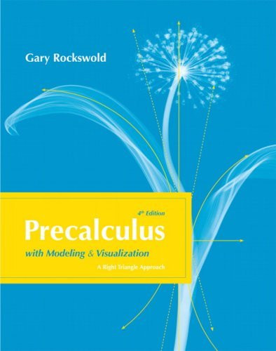Precalculus With Modeling And Visualization