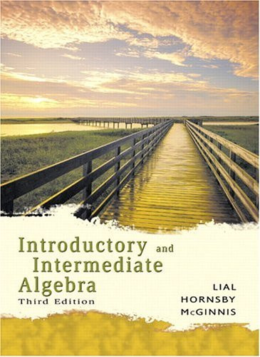 Introductory And Intermediate Algebra