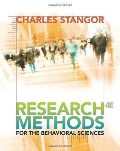 Research Methods For The Behavioral Sciences