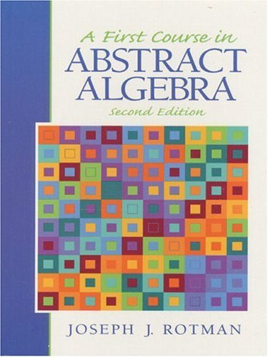 First Course In Abstract Algebra