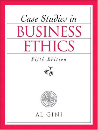 Case Studies In Business Ethics
