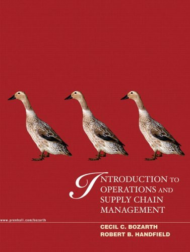 Introduction To Operations And Supply Chain Management