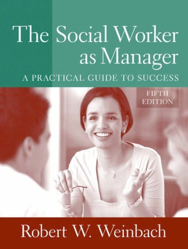 Social Worker As Manager