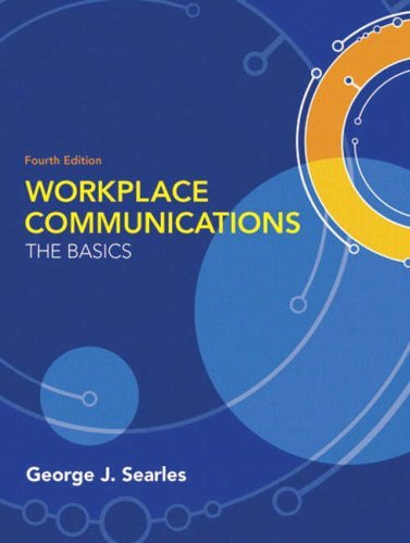 Workplace Communications The Basics