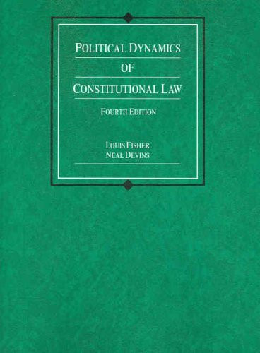 Political Dynamics Of Constitutional Law