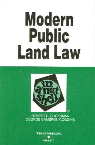 Modern Public Land Law In A Nutshell