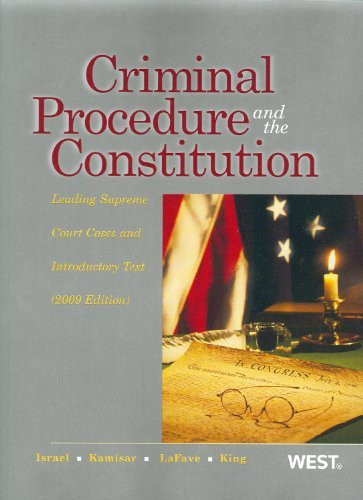 Criminal Procedure And The Constitution