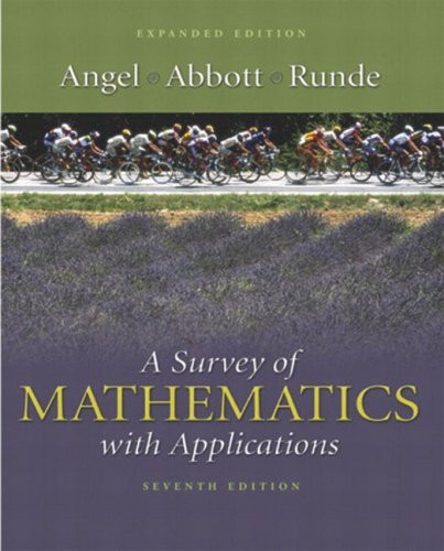 Survey Of Mathematics With Applications