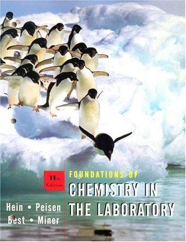 Foundations Of Chemistry In The Laboratory