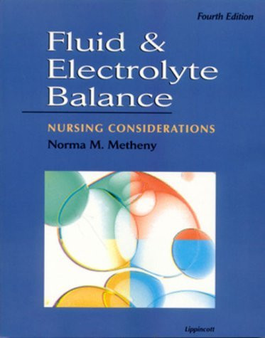 Fluid And Electrolyte Balance