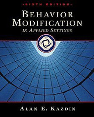 Behavior Modification In Applied Settings