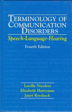 Terminology Of Communication Disorders