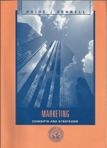 Marketing Concepts And Strategies