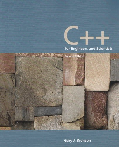 C++ For Engineers And Scientists