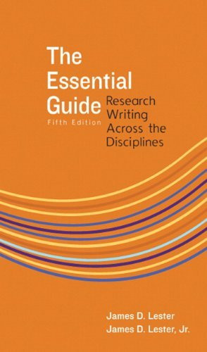 Essential Guide Research Writing Across the Disciplines